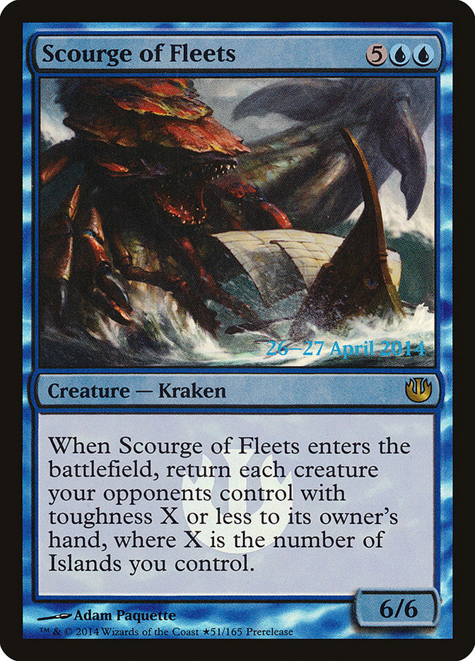Scourge of Fleets [Journey into Nyx Prerelease Promos] | Game Grid - Logan