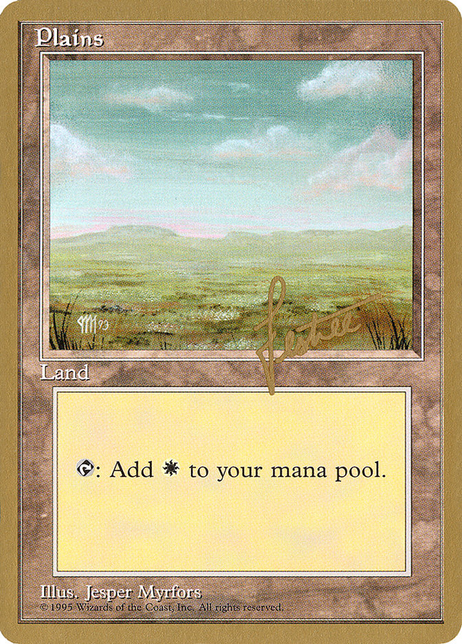 Plains (bl364) (Bertrand Lestree) [Pro Tour Collector Set] | Game Grid - Logan