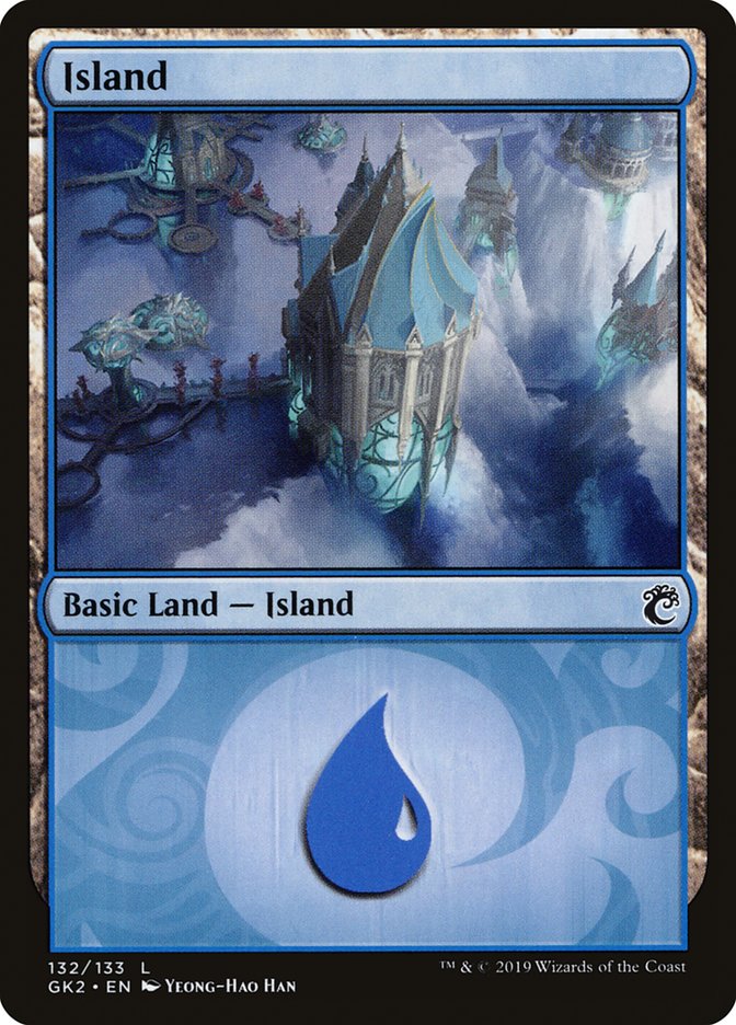 Island (132) [Ravnica Allegiance Guild Kit] | Game Grid - Logan