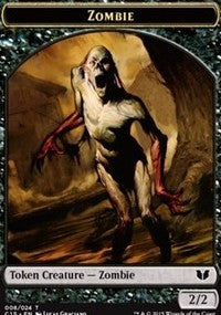 Zombie // Spirit (022) Double-Sided Token [Commander 2015 Tokens] | Game Grid - Logan