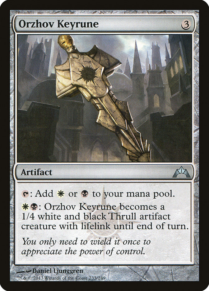 Orzhov Keyrune [Gatecrash] | Game Grid - Logan