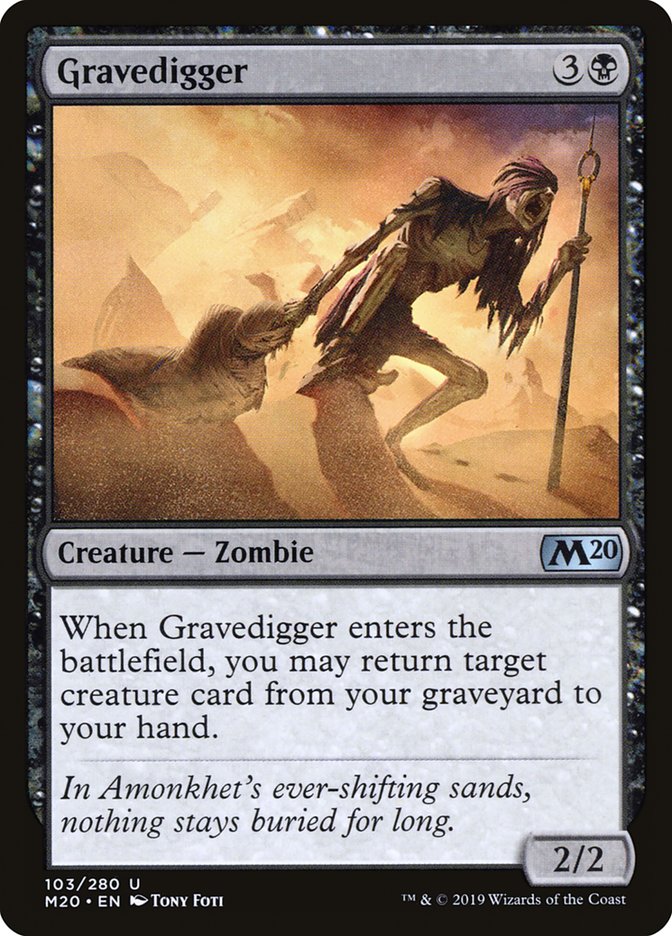 Gravedigger [Core Set 2020] | Game Grid - Logan