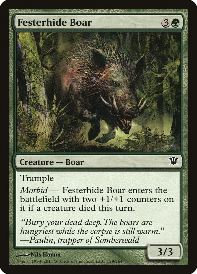 Festerhide Boar [Innistrad] | Game Grid - Logan