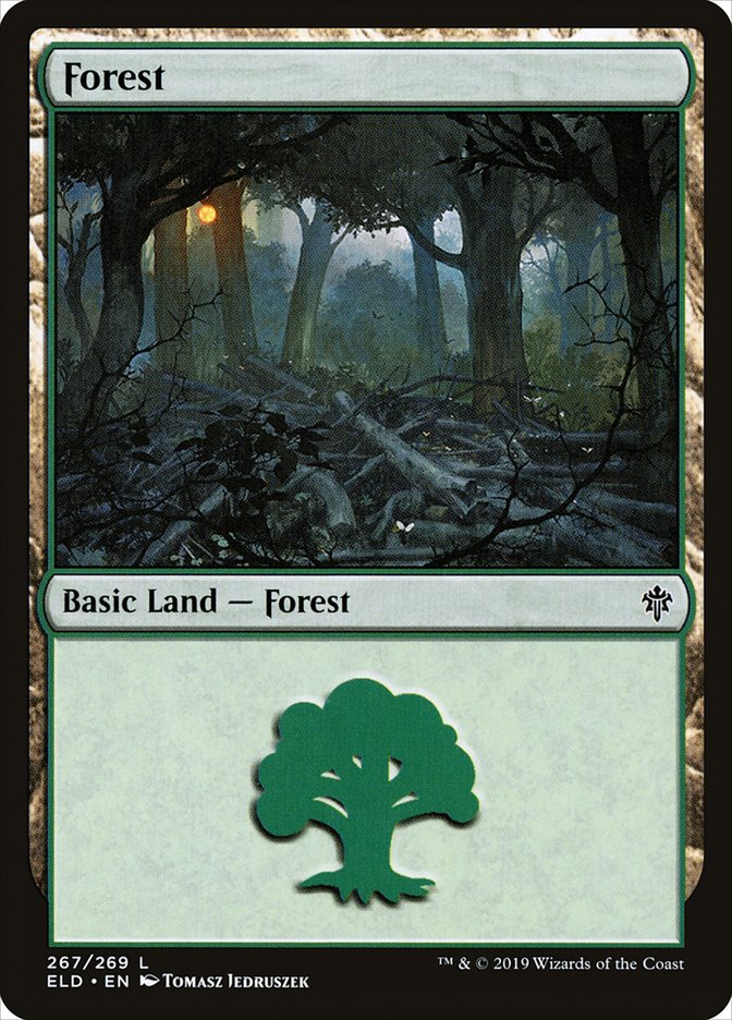 Forest (267) [Throne of Eldraine] | Game Grid - Logan