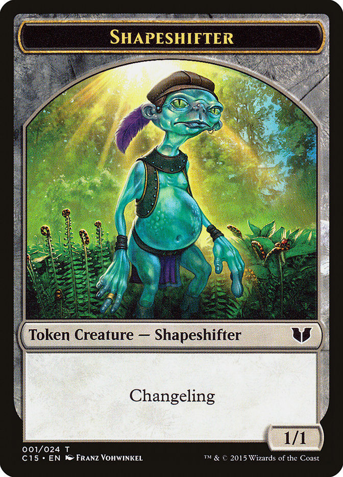Shapeshifter // Shapeshifter Double-Sided Token [Commander 2015 Tokens] | Game Grid - Logan