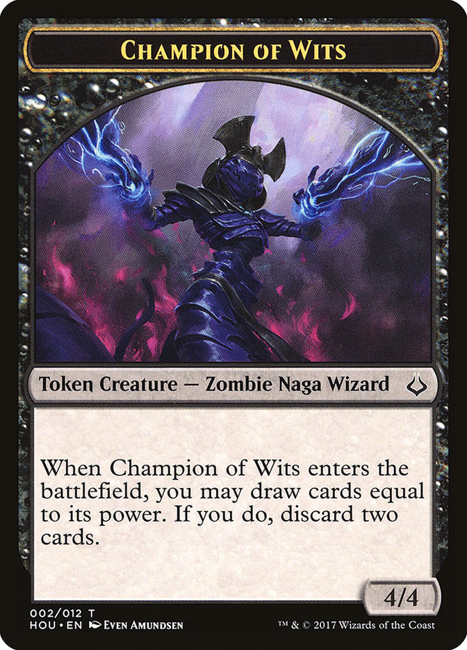 Champion of Wits Token [Hour of Devastation Tokens] | Game Grid - Logan