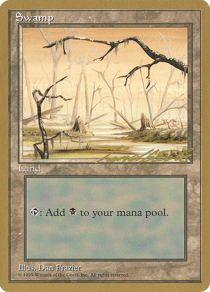 Swamp (ll370) (Leon Lindback) [Pro Tour Collector Set] | Game Grid - Logan