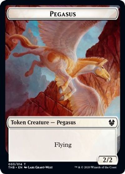 Pegasus // Shark Double-Sided Token [Challenger Decks 2021 Tokens] | Game Grid - Logan