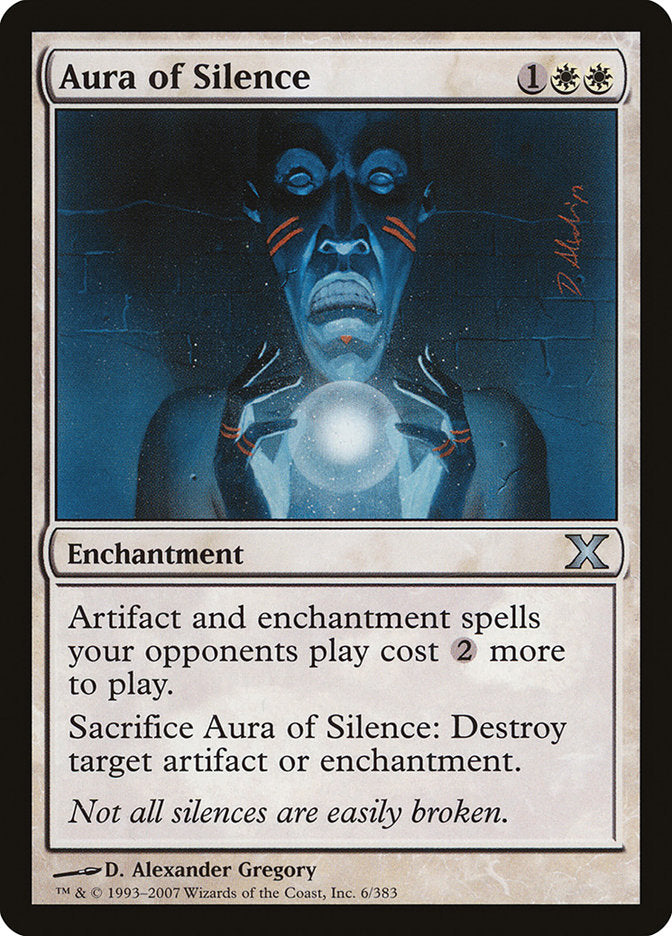 Aura of Silence [Tenth Edition] | Game Grid - Logan