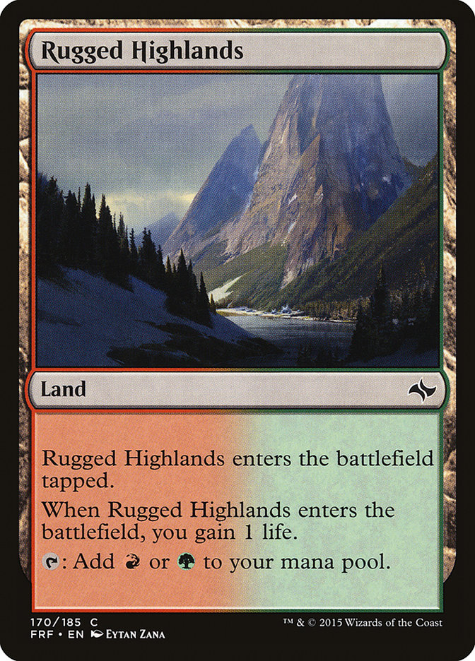 Rugged Highlands [Fate Reforged] | Game Grid - Logan