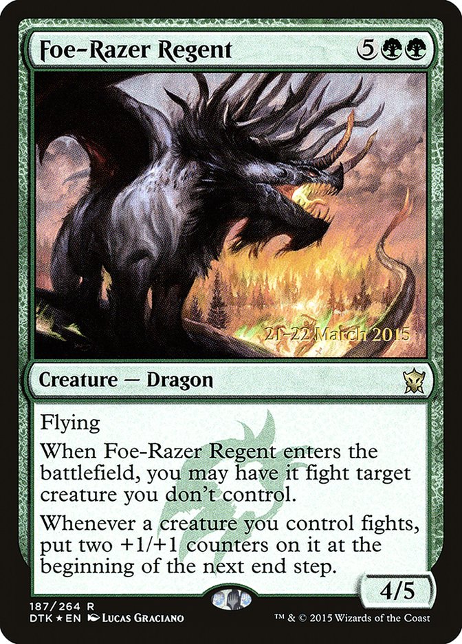 Foe-Razer Regent [Dragons of Tarkir Prerelease Promos] | Game Grid - Logan