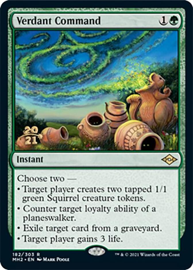 Verdant Command [Modern Horizons 2 Prerelease Promos] | Game Grid - Logan
