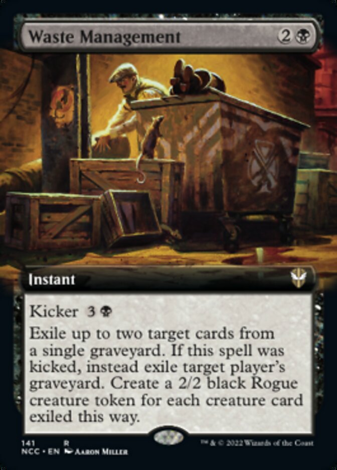 Waste Management (Extended Art) [Streets of New Capenna Commander] | Game Grid - Logan