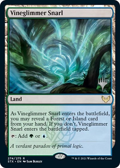 Vineglimmer Snarl (Promo Pack) [Strixhaven: School of Mages Promos] | Game Grid - Logan