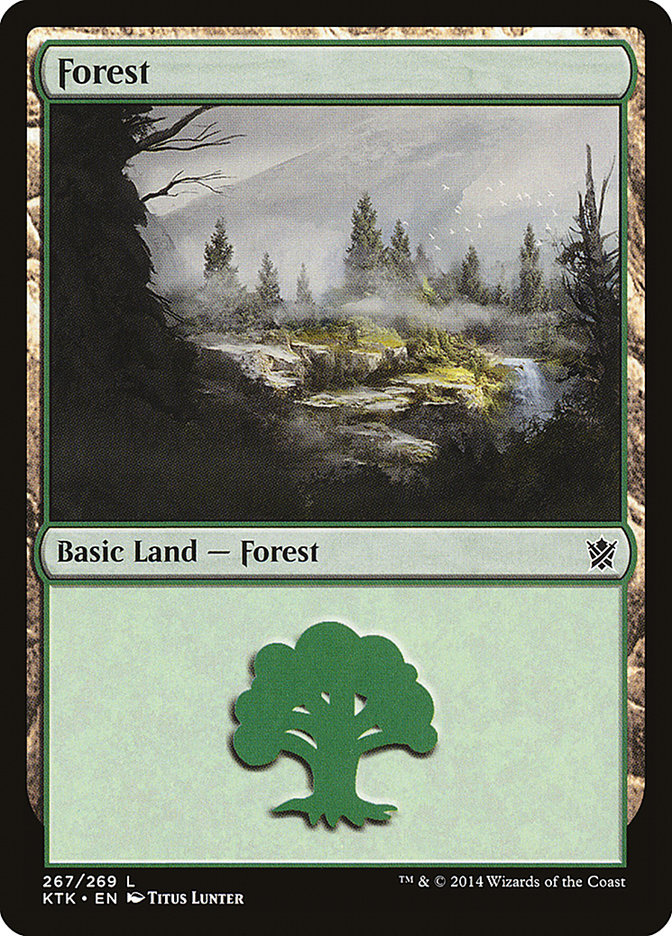 Forest (267) [Khans of Tarkir] | Game Grid - Logan