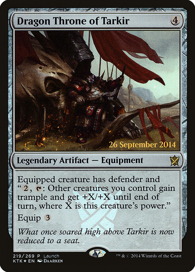 Dragon Throne of Tarkir (Launch) [Khans of Tarkir Prerelease Promos] | Game Grid - Logan