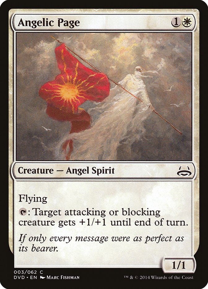 Angelic Page (Divine vs. Demonic) [Duel Decks Anthology] | Game Grid - Logan