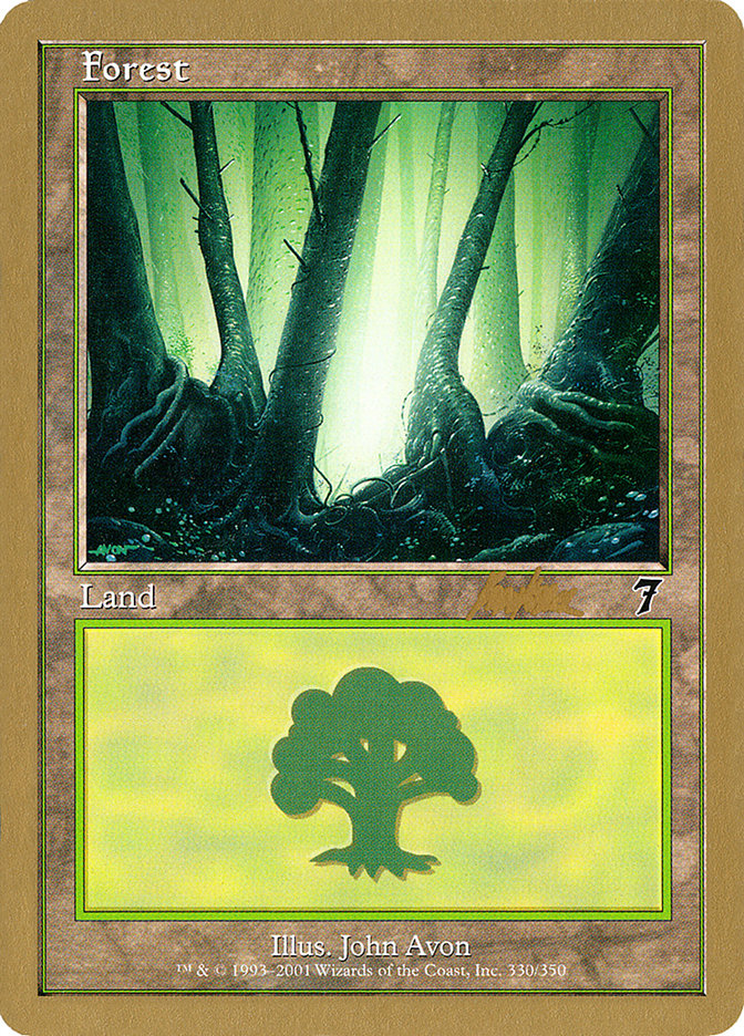 Forest (bk330) (Brian Kibler) [World Championship Decks 2002] | Game Grid - Logan