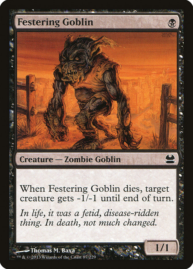 Festering Goblin [Modern Masters] | Game Grid - Logan
