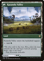 Kazandu Mammoth // Kazandu Valley [Zendikar Rising] | Game Grid - Logan