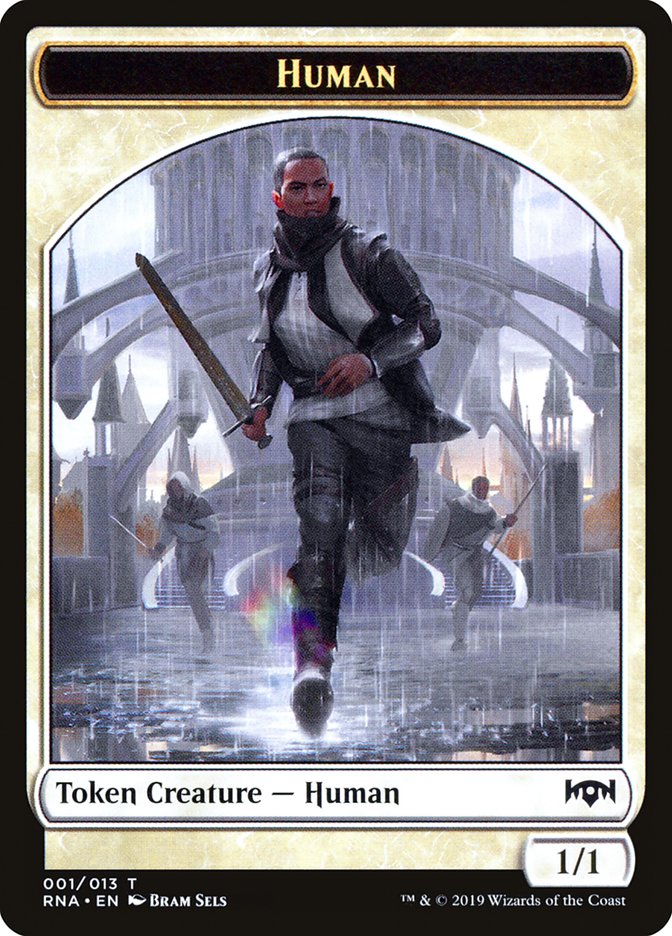 Human Token [Ravnica Allegiance Tokens] | Game Grid - Logan