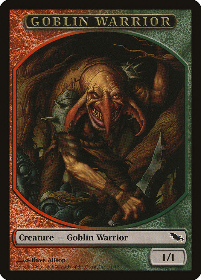 Goblin Warrior Token [Shadowmoor Tokens] | Game Grid - Logan