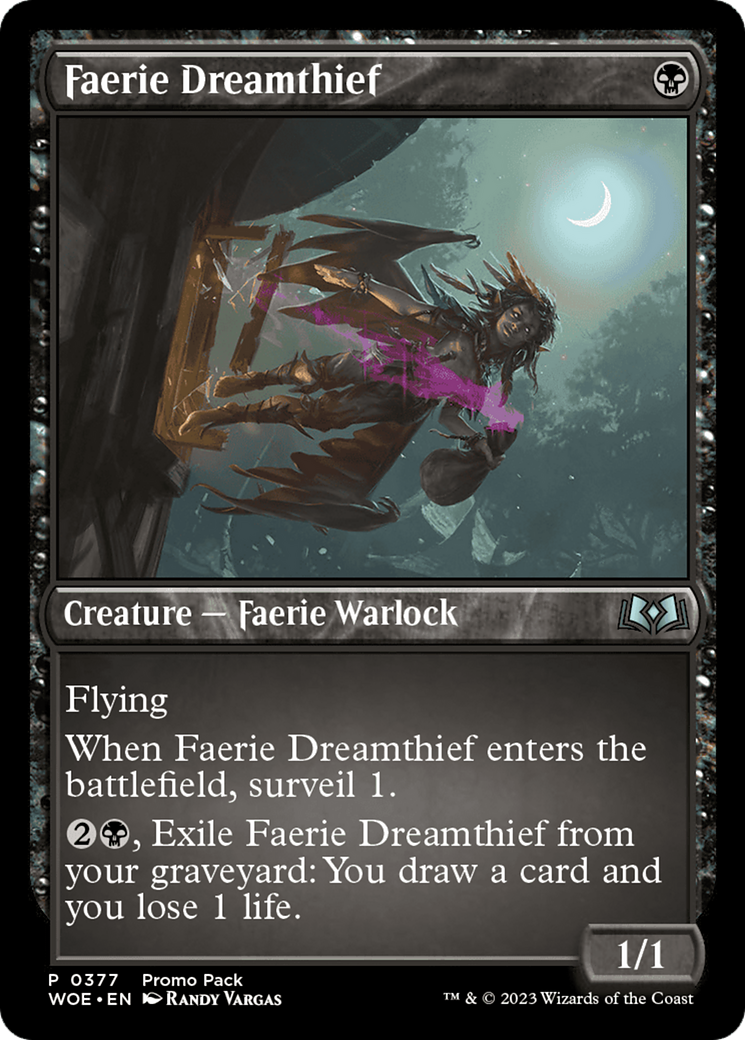 Faerie Dreamthief (Promo Pack) [Wilds of Eldraine Promos] | Game Grid - Logan