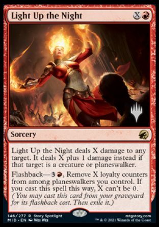 Light Up the Night (Promo Pack) [Innistrad: Midnight Hunt Promos] | Game Grid - Logan