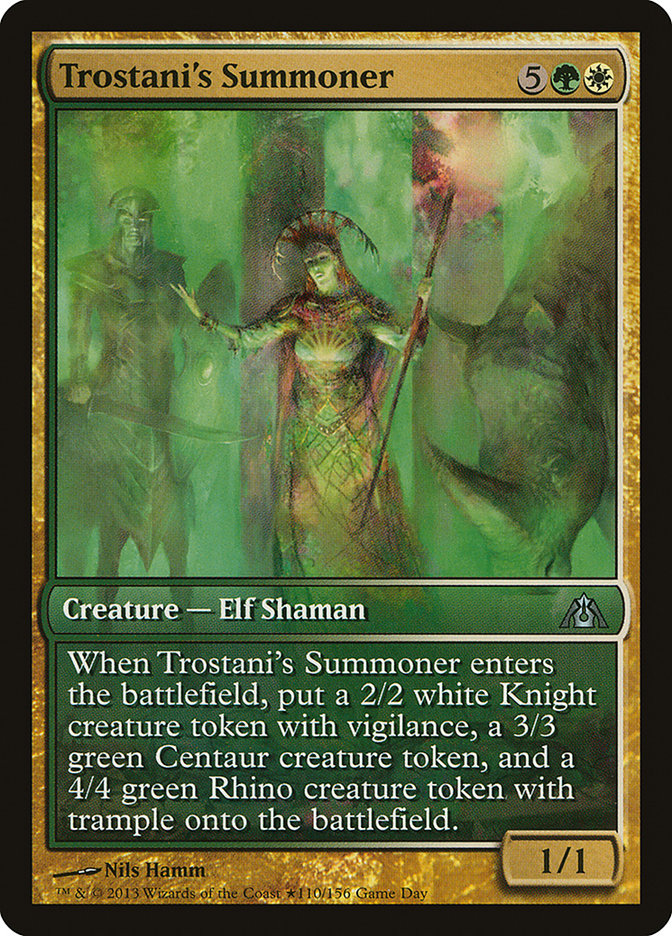 Trostani's Summoner (Game Day) [Dragon's Maze Promos] | Game Grid - Logan