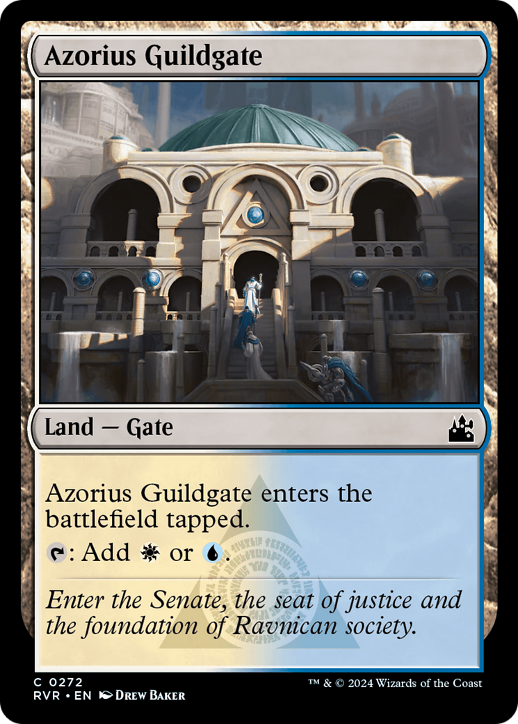 Azorius Guildgate [Ravnica Remastered] | Game Grid - Logan