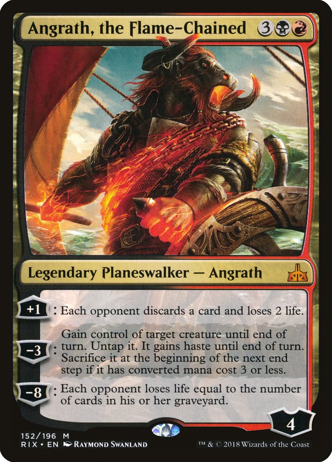 Angrath, the Flame-Chained [Rivals of Ixalan] | Game Grid - Logan