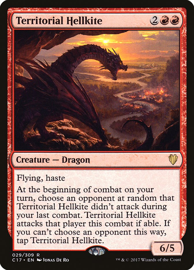 Territorial Hellkite [Commander 2017] | Game Grid - Logan
