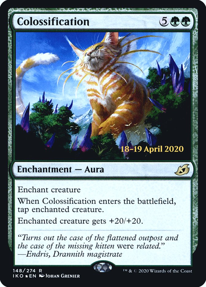 Colossification [Ikoria: Lair of Behemoths Prerelease Promos] | Game Grid - Logan