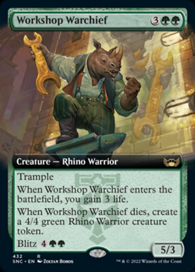 Workshop Warchief (Extended Art) [Streets of New Capenna] | Game Grid - Logan