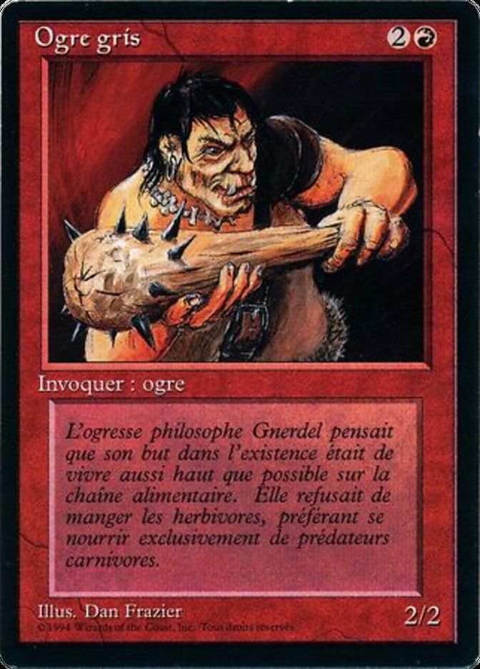 Gray Ogre [Foreign Black Border] | Game Grid - Logan