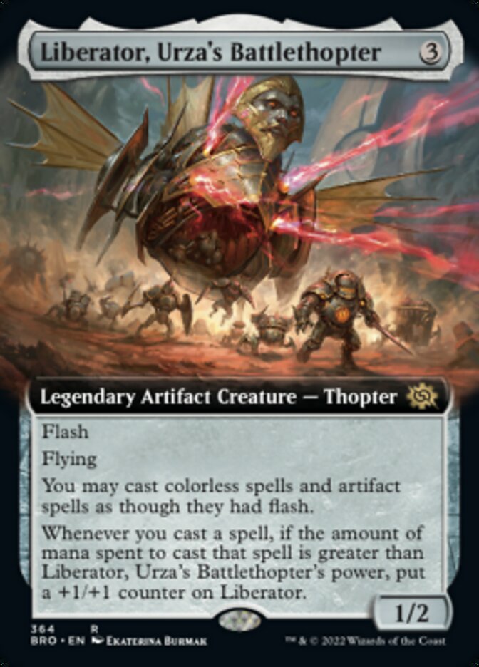 Liberator, Urza's Battlethopter (Extended Art) [The Brothers' War] | Game Grid - Logan