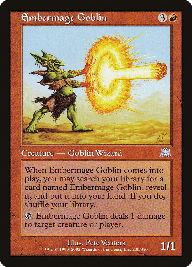 Embermage Goblin [Onslaught] | Game Grid - Logan