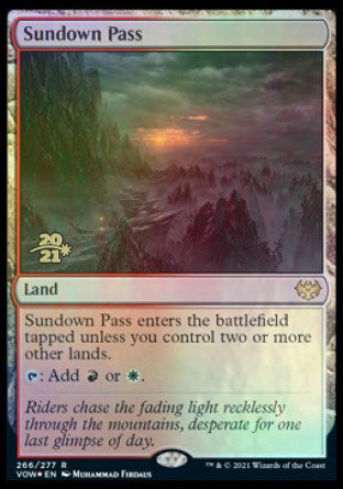 Sundown Pass [Innistrad: Crimson Vow Prerelease Promos] | Game Grid - Logan