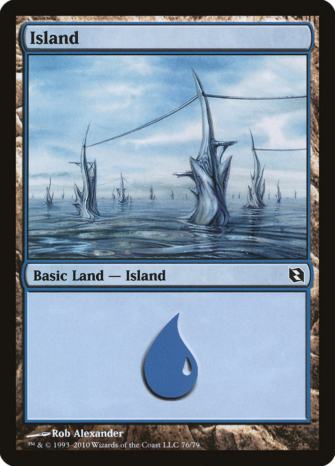 Island (76) [Duel Decks: Elspeth vs. Tezzeret] | Game Grid - Logan