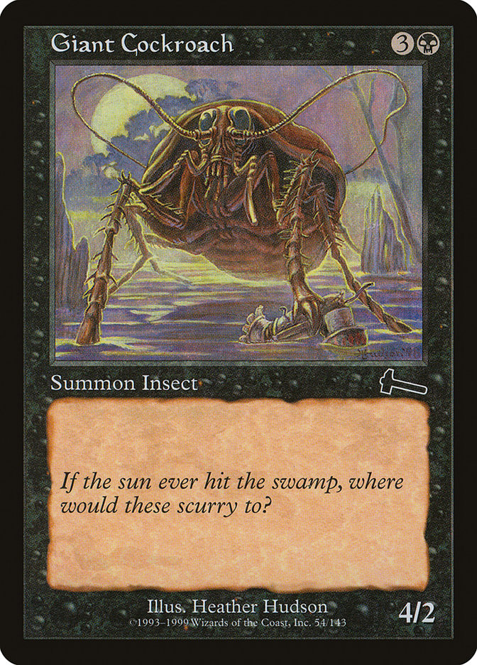Giant Cockroach [Urza's Legacy] | Game Grid - Logan