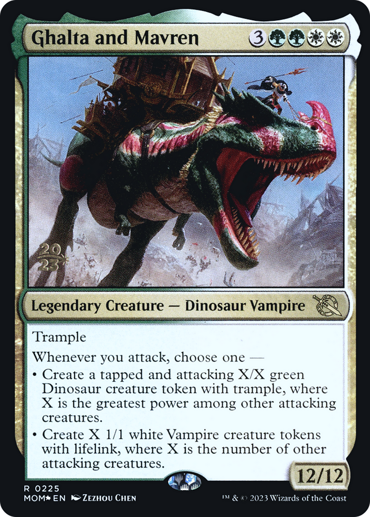 Ghalta and Mavren [March of the Machine Prerelease Promos] | Game Grid - Logan