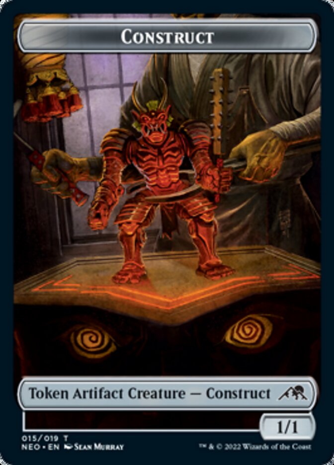 Construct (015) // Blood (017) Double-Sided Token [Challenger Decks 2022 Tokens] | Game Grid - Logan