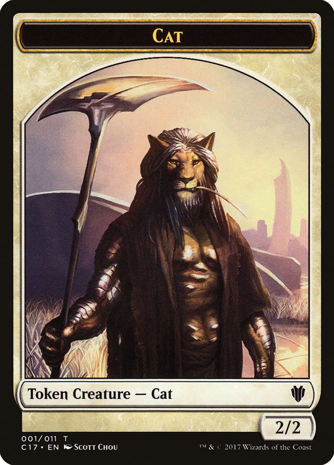 Cat Token [Commander 2017 Tokens] | Game Grid - Logan