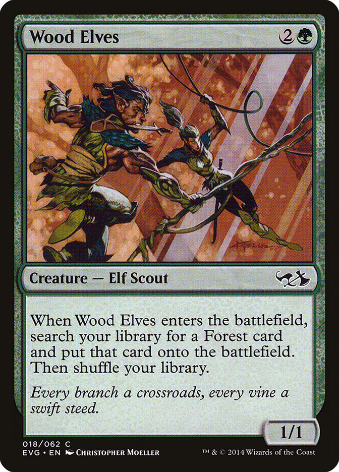 Wood Elves (Elves vs. Goblins) [Duel Decks Anthology] | Game Grid - Logan