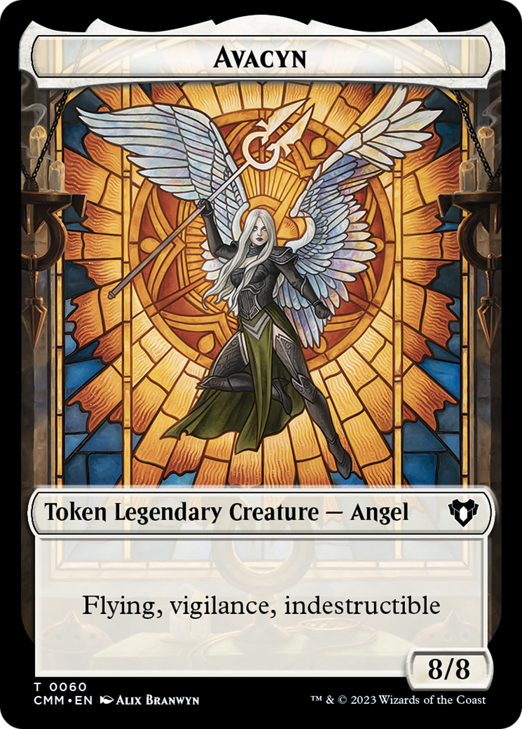 Copy (54) // Avacyn Double-Sided Token [Commander Masters Tokens] | Game Grid - Logan