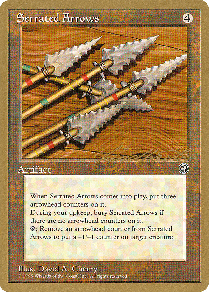 Serrated Arrows (Leon Lindback) [Pro Tour Collector Set] | Game Grid - Logan