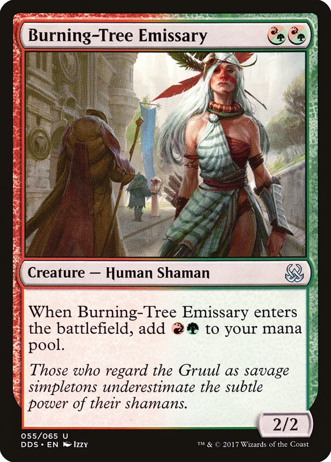 Burning-Tree Emissary [Duel Decks: Mind vs. Might] | Game Grid - Logan