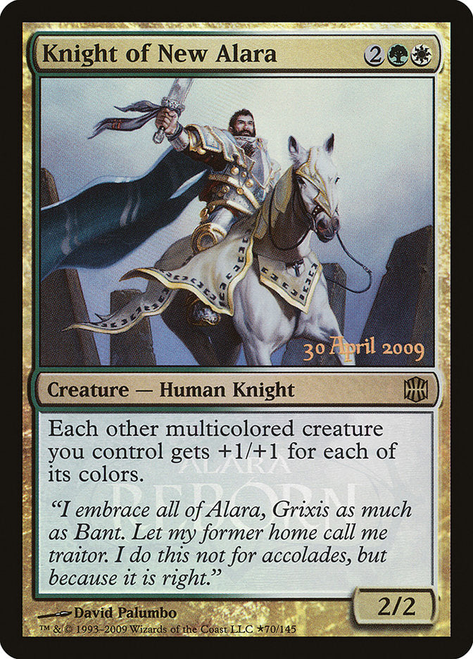 Knight of New Alara (Launch) [Alara Reborn Promos] | Game Grid - Logan