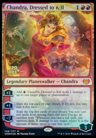 Chandra, Dressed to Kill [Innistrad: Crimson Vow Prerelease Promos] | Game Grid - Logan