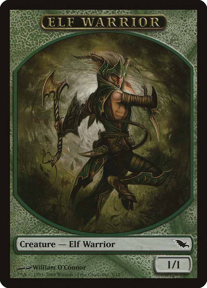 Elf Warrior Token (5/12) [Shadowmoor Tokens] | Game Grid - Logan